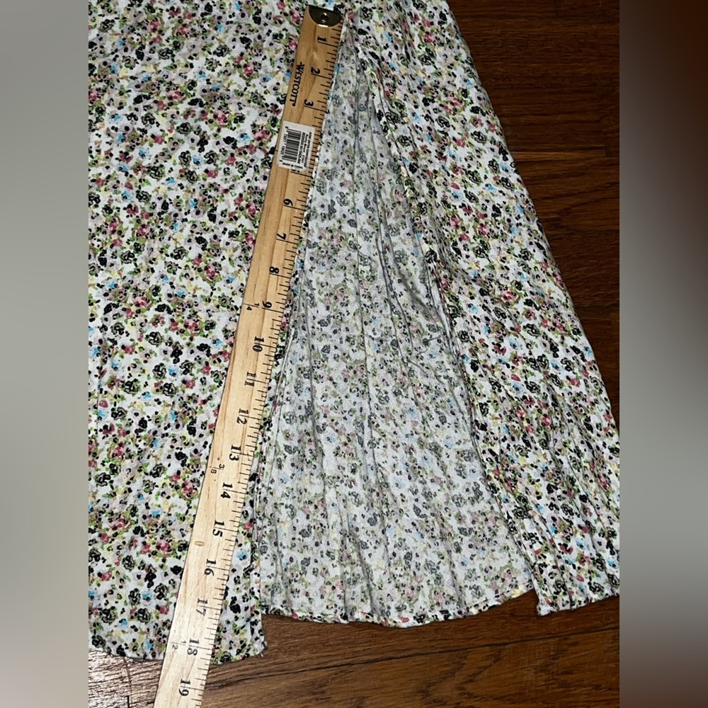 AFRM Janice Green Floral Midi Dress ditsy smocked Bridgerton small cottage core - Picture 12 of 15
